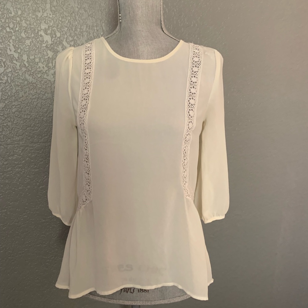 High/low blouse